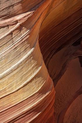 Entrance to The Wave Slot Entrance to The Wave Slot Canyon in Coyote Buttes North, Arizona